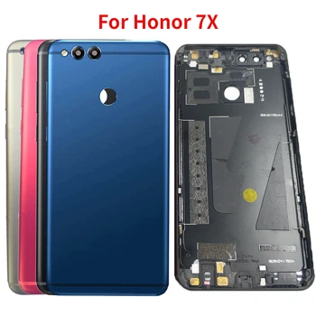 Zadný Kryt Na Huawei Honor 7X BND-L21 BND-L22 Kovového krytu Kryt Batérie Zadné Dvere Prípade Objektív