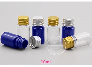 Naplniteľné Fľaše Hliníka Spp Transparentnosti Plastové Fľaše Skrutkovací uzáver Plastové Fľaše 10 ml 100ks/veľa PET