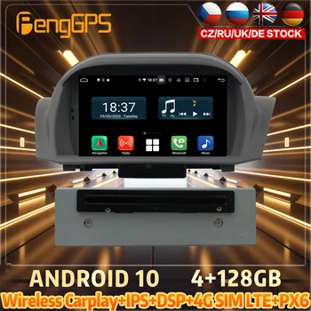 128G Android10 PX6 DSP Pre Ford Fiesta 2013 2016 Auto DVD, GPS Navigácia, Auto Rádio, Stereo Video Multifunkčné CarPlay HeadUnit