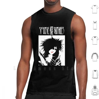 Siouxsie Sioux Tank Topy Vesta Zo 100% Bavlny Pásma Pásmo Hudby Spevák Punkovej Goth Rock Siouxsie Sioux Banshees Indie