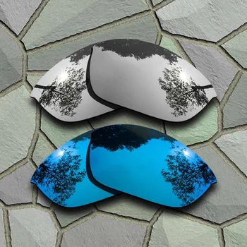Chrome&Sky Blue Polarizované slnečné Okuliare Náhradné Šošovky pre Oakley Pol Bunda 2.0