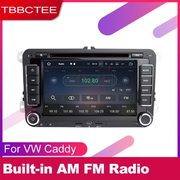TBBCTEE android auto dvd gps multimediálny prehrávač Pre Volkswagen VW Caddy 2004~2013 auta, dvd navigácia, rádio, video, audio prehrávač Navi