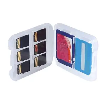 Multifunkčné Jasné, Micro SD TF SDHC MSPD Pamäťovú Kartu Úložný Box Prípade Držiteľ