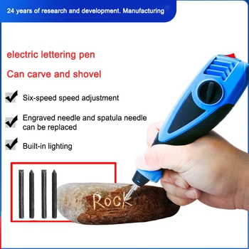 Malé elektrické písacie pero rytie pero gravírovanie kovu, nehrdzavejúcej ocele rytie označenie drevospracujúci rytie stroj