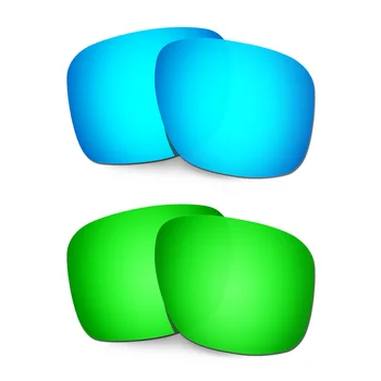 HKUCO Polarizované Náhradné Šošovky Pre Holbrook XL slnečné Okuliare Modrá/Zelená 2 Páry