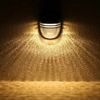 LED Solárne Svetlo Vonkajšie Nástenné Svietidlá Energie Záhradné Lampy Nepremokavé Solárne Plot Lampa Vianočné Dekorácie Vlkovcový Led Svetlo