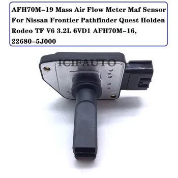 Mass Air Flow Meter Maf Senzor Pre Ortuť Infiniti Nissan Frontier Pathfinder Quest Holden Rodeo TF 3.2 L 22680-7B000 AFH70M-19