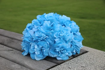 NOVÉ!!Doprava zadarmo!10pcs/veľa svadobné cesty vedú umelý kvet loptu svadobný stôl kvety vrchol kvetinové gule dekorácie