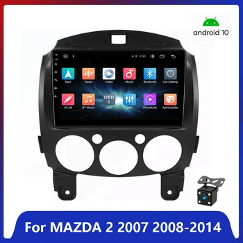 Android 11 autorádia Multimediálny Prehrávač pre Mazda 2 2007 2008 2009 2010 2011 2012 2013 2014 Navi GPS Auto 2 din č. dvd, WIFI