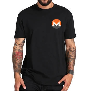 Monero Logo Amd T-Shirt XMR Mene Token Obchodníkov, Krátky Rukáv Bežné Poistné 100% Bavlna Tričko EÚ Veľkosť