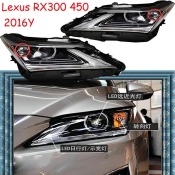 1pcs 2016y Auto Bupmer Vedúci Svetlo Pre Lexus RX300 RX450 Svetlometu Auto Príslušenstvo LED DRL Hmly Pre Lexus RX300 450 Svetlomet