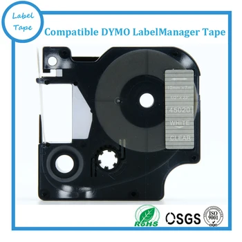 DYMO D1 12 mm Biela Jasné, LabelManager označenie páskou 45020 1/2