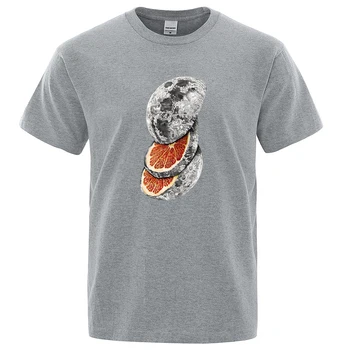 Nakrájané Ovocie Planéty Značky T-Shirts Muži Móda Priedušné Oblečenie Letné Módy Bavlnené Tričko Hip Hop Voľné Nadrozmerné T-Shirt