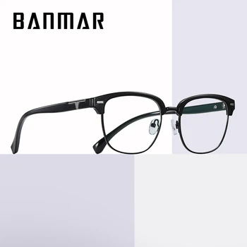 BANMAR Námestie Okuliare, Rám Muži Ženy Dizajnér TR90 Anti Modré Svetlo Okuliare dioptrické Okuliare Predpis Krátkozrakosť oculo de grau