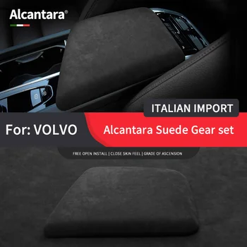 Alcantara pre Volvo CX60 špeciálne centrum opierkou obal obrátil kožušiny all-inclusive ochranný obal, interiérové úpravy