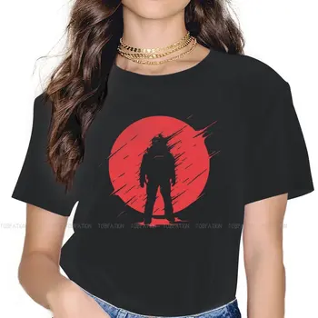 Červená Guľa 5XL TShirts Astronaut Dievča Grafické Topy T Shirt O Krk Veľká Veľkosť