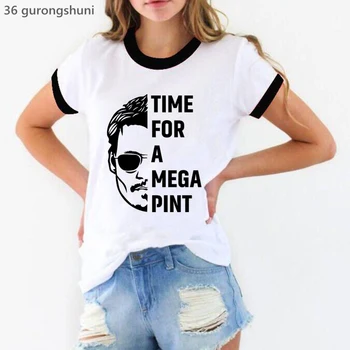 Čas Pre Mega Polliter Graphi T Shirt Ženy Oblečenie 2022 Zábavné Biele Tričko Žena Letné Topy Tee Tričko Femme Streetwear T-Shirt