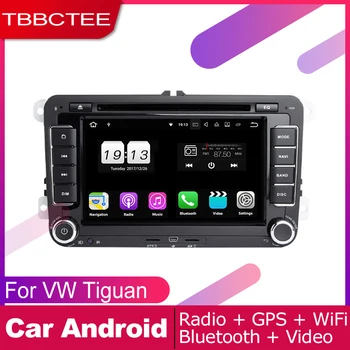 TBBCTEE Pre Volkswagen VW Tiguan 2007~2014 Auto Android Multimediálny Systém 2 DIN Auto DVD Prehrávač, GPS Navigačné koliesko Navi Rádio Audi