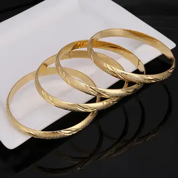 4pcs Dubaj Zlatá Farba Prívesky Pre Etiópskej Trendy Ženy, Prívesky, Šperky Darček