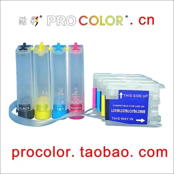 PROCOLOR CISS LC970 LC970 pre BROTHER DCP-135C/DCP-150C/DCP-153C/DCP-157C/ DCP-235C/DCP-750CN/MFC-235C MFC235C/MFC-260C MFC260C