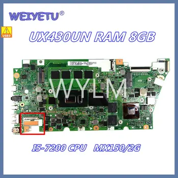 Používa UX430UN i5-7200CPU 8GB RAM MX150/2G GPU Doske Pre Asus ZenBook UX430UN U4100U U4100 Notebook Doske 100% Test