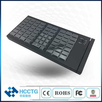 USB programovanie klávesnice POS Programovateľné Mechanické Klávesnice & MSR KB66U