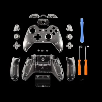 Kvalitný Transparentný Plastový plášť pre Xbox jeden herný ovládač opravu, výmenu