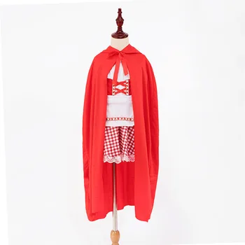 Nový Roztomilý Dievča Little Red Riding Hood plášť Kostým Pre Deti Halloween, Karneval, Party, Baby, Dievčatá, Cosplay Kostým