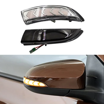 2Ps Dynamické Zase Signál Blinker Sekvenčné Bočné zrkadlá Kontrolka Lampa Pre Ford Fiesta MK7 B-MAX 2009-2020