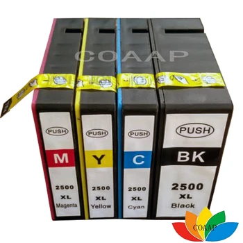 4 Pack CHZO-2500 XL Atramentová Kazeta Pre Canon PGI2500 Maxify IB4050 MB5050 MB5350 Tlačiareň Pre Európu