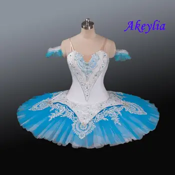 Dievča Profesionálne Balet Tutu biele Jazero blue pre Ženy Výkon balet kostým šípková ruženka Palacinka Tutu dospelých JN0333