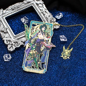 Anime Genshin Vplyv Xiao Odznak Brošňa Kolíky Prívesok Tlačidlo Oblečenie Dekor Cosplay Príslušenstvo Rekvizity