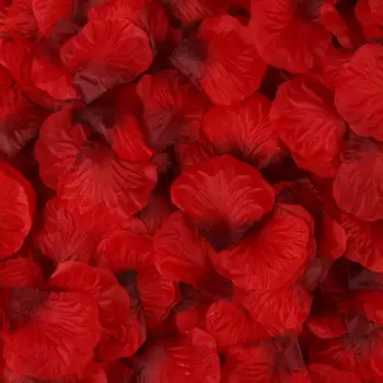 2000 Kusov Umelých Okvetné Lístky Ruží Svadobné Strane Posypanie Kvety, Svadobné Izba Dekorácie Svadobný Obrad Scény Layout