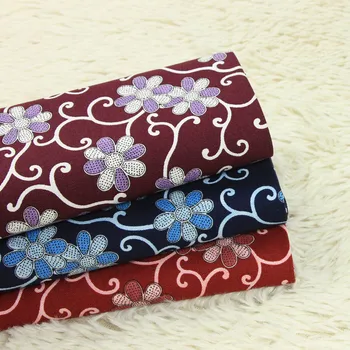 Vysoko kvalitné hrubé bavlnené tkaniny Ručné DIY oblečenie jednodielne šaty patchwork textílie Krásne tlač patchwork
