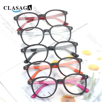 CLASAGA 5 Pack Okuliare na Čítanie Pre Ženy Jar Závesné MenWith Oválny Rám HD Magnifer Presbyopia Optické Okuliare 0~600