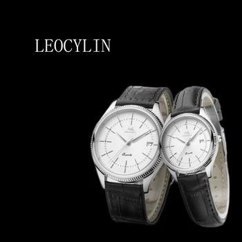 LEOCYLIN Módne Pár quartz hodinky vodotesné sapphire vysokej kvality Shanghai značky náramkových hodiniek Relogio Masculino Hodiny