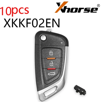 10pcs/veľa Xhorse XKKF02EN Univerzálny Drôt Diaľkové Auto Kľúč pre VVDI Kľúčový Nástroj VVDI2 (anglická Verzia)