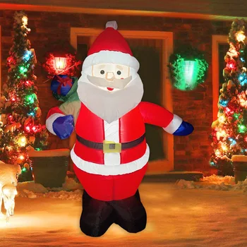 Vianočné Santa Claus Nafukovacie LED Svietiace Party Dovolenku Rekvizity Vianoce, Nový Rok Svietidla Dvore Dekor Dodávky Plesne