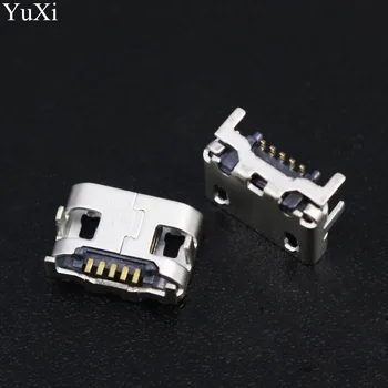 YuXi 5P Mini 5pin USB konektor poplatok plug Veľký Vôl horn Nabíjací port Micro USB port Konektor 7.2*6.6 mm