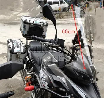 Nové Motocyklové Príslušenstvo 60 CM/55 CM/50 CM Motocykel Vietor Lamely čelné Sklo Čelné sklo pre Benelli TRK251 TRK 251
