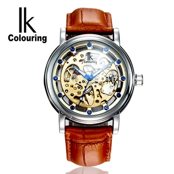 Muži Hodinky IK Farebnosť Módna Mechanické Kostra Sledovať Mužov Automatické Hodinky Luxusné Mužov Náramkové hodinky Montre Homme 2022
