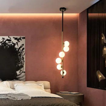 vedúci posteľ umenie postmoderných zmluvne obývacia izba pozadí nástenné svietidlo luxusné villa hotel bar lampy a svietidlá
