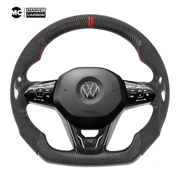 carbon fiber Vlastné Volant pre Volkswagen MK8