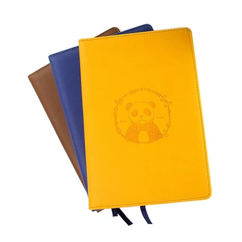 A5 Panda Tvorivé Notebook Office Obchodné Agendy Tento Študent Papiernictvo poznámkový blok PU Kože Ručne Účet Denník Sketchbook