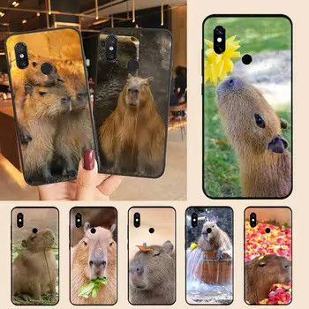 Capybara roztomilý zvierat Telefón puzdro Pre Xiao Redmi poznámka 7 8 9 11 t s 10 A pro lite funda shell coque kryt