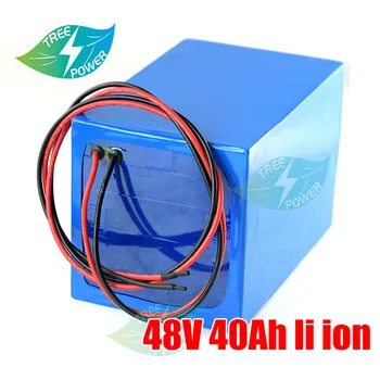 48v 40ah lítium-iónová batéria 48V li ion batérie pre 2000W Elektrický Bicykel, batéria Elektrických bicyklov e skúter + 5A Nabíjačky