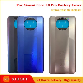 100% originálne Pre Xiao POCO X3 Pro batéria zadný kryt Späť-Kryt Pre Xiao poco x3pro, Náhradný Zadný Kryt Bývanie