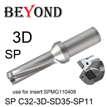 MIMO Vrtných 3D 35mm 35.5 mm SP C32-3D-SD35-SP11 SD35.5 U Vŕtanie Bit použiť SPMG SPMG110408 Otočných Karbidu Vložky Nástrojov CNC