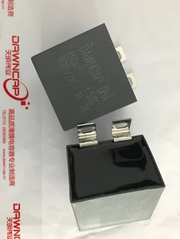 Elektromagnetické kúrenie filter DHA 80UF 800VDC DC filtračného kondenzátora P=28 MM DC-LINK