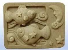 C111 zverokruhu Ryby (ručne vyrábané mydlo mydlo plesní, silikónové formy formy)
